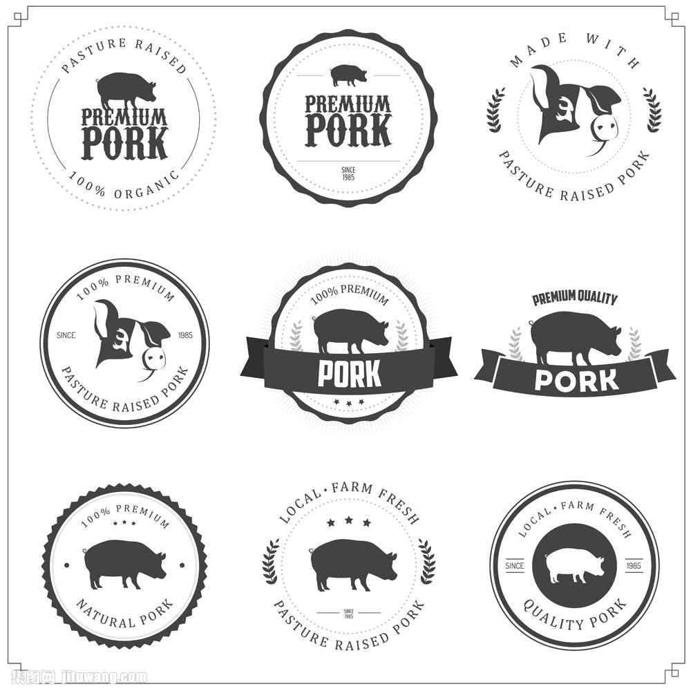 猪肉标签