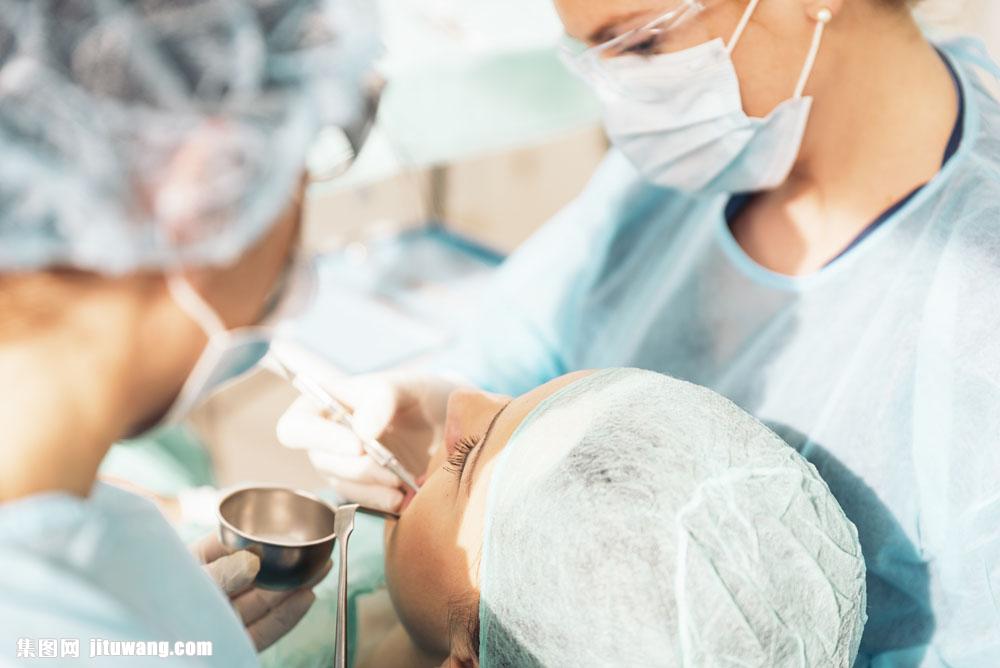 修牙的女人 图片素材下载-医疗护理-现代科技-图片素材 - 集图网 www.jituwang.com