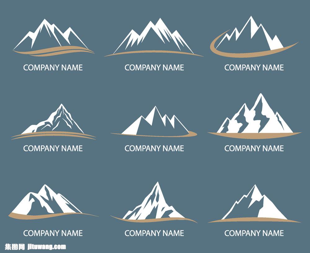 雪山曲线标志  收藏 关键词:雪山曲线标志图片下载,个性创意标志,logo