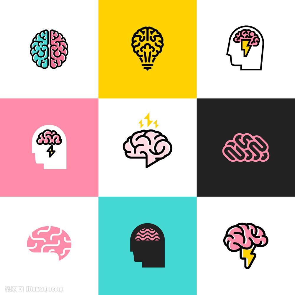创意大脑标志  收藏 关键词:创意大脑标志图片下载,个性创意标志,logo