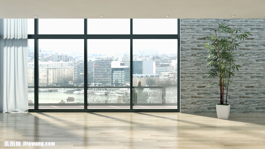 现代客厅落地窗 图片素材下载-室内设计-环境家
