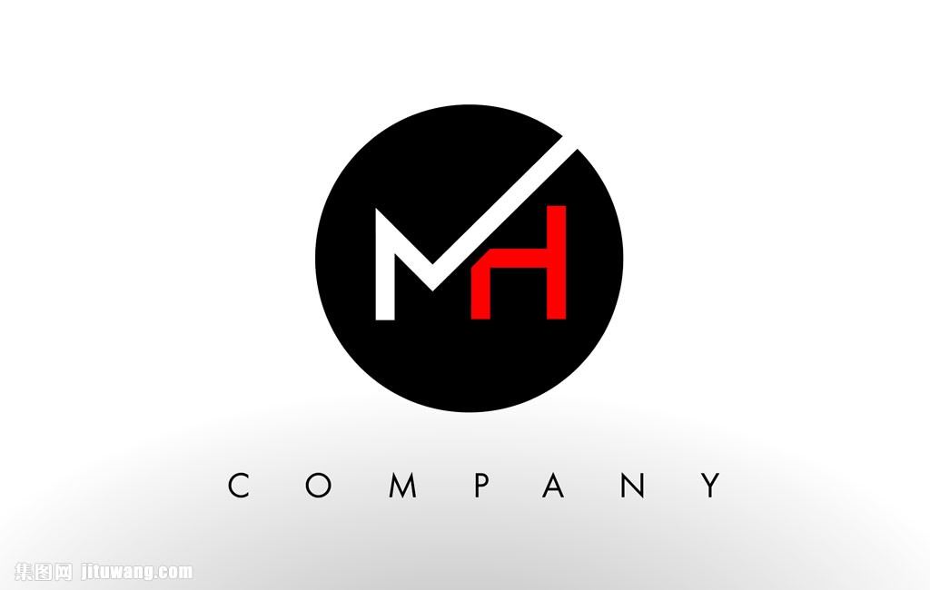 mh字母标志设计
