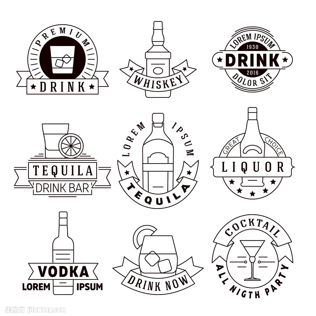 啤酒logo设计,徽标设计,商标设计,标志设计,创意logo图形,酒瓶标志