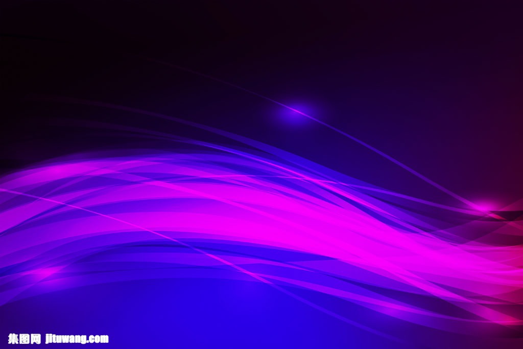 紫色蓝色动感曲线