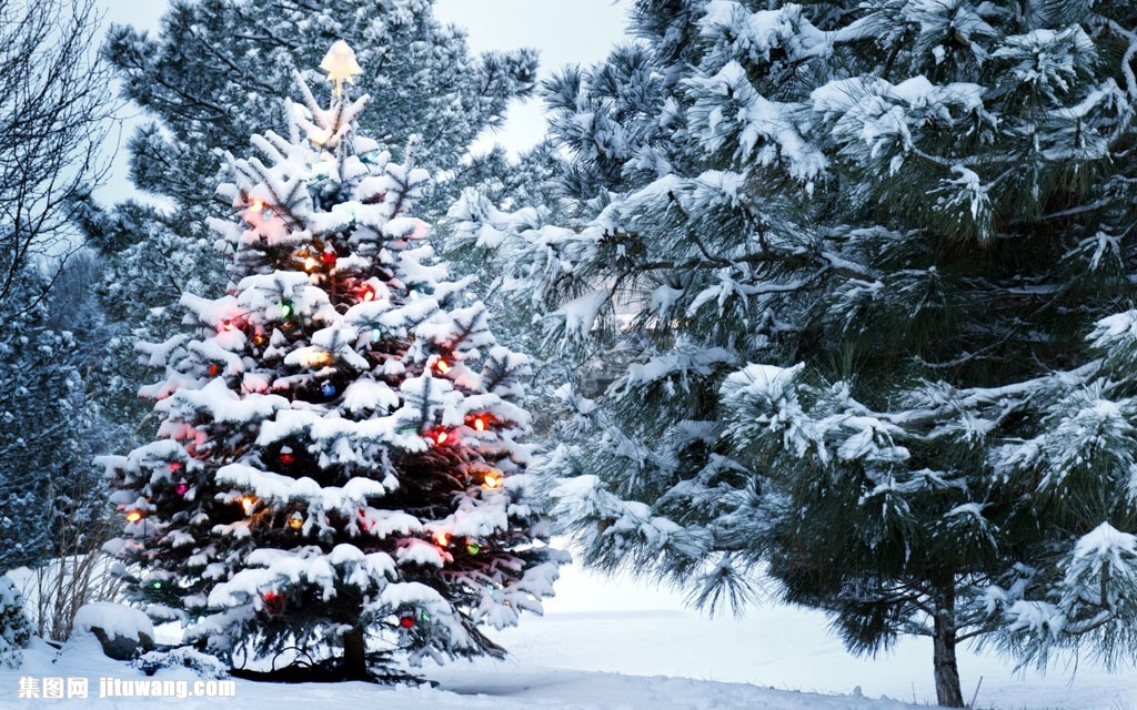 圣诞节雪景图片素材下载 图片id 节日庆典 图片素材 集图网jituwang Com