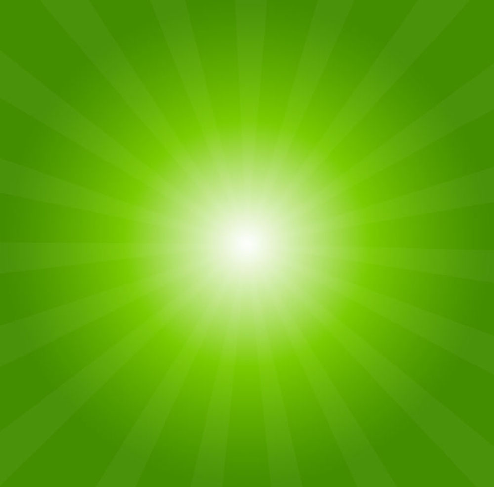 绿色光芒背景图片