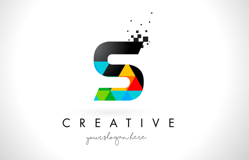 s,个性创意字母标志,英文字母logo设计,英语字母logo图形,商标设计