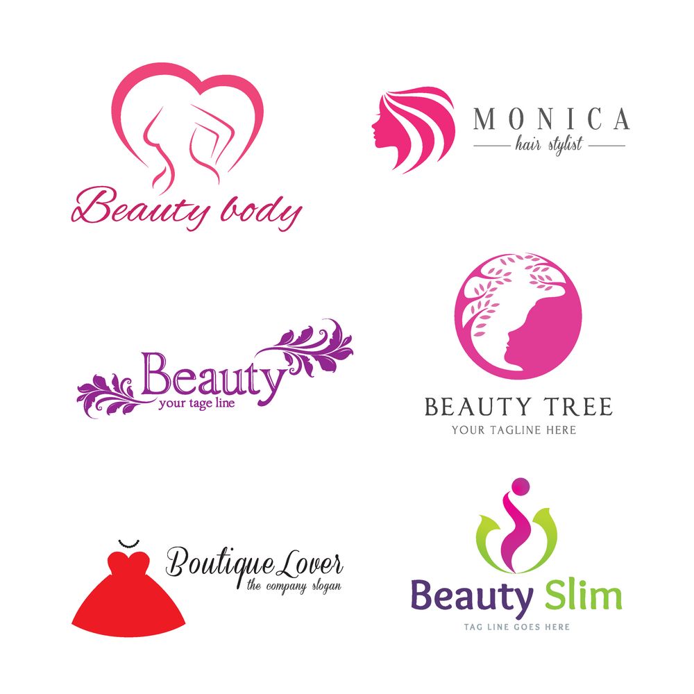 收藏 关键词:女性logo设计图片下载,女性标志,美容logo设计,商标设计