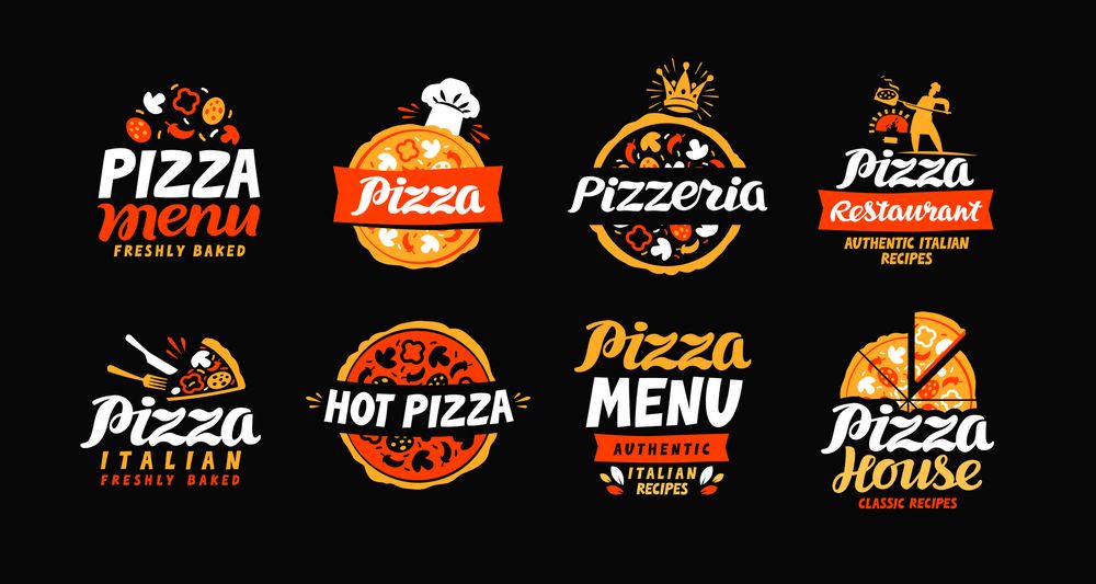 披萨logo设计矢量素材下载-餐饮美食-生活百科