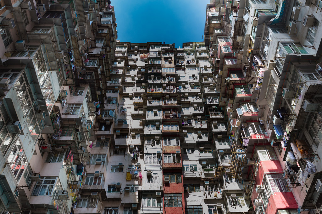 香港居民楼房风景