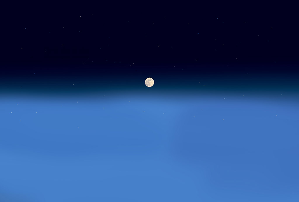 夜晚月亮底纹背景