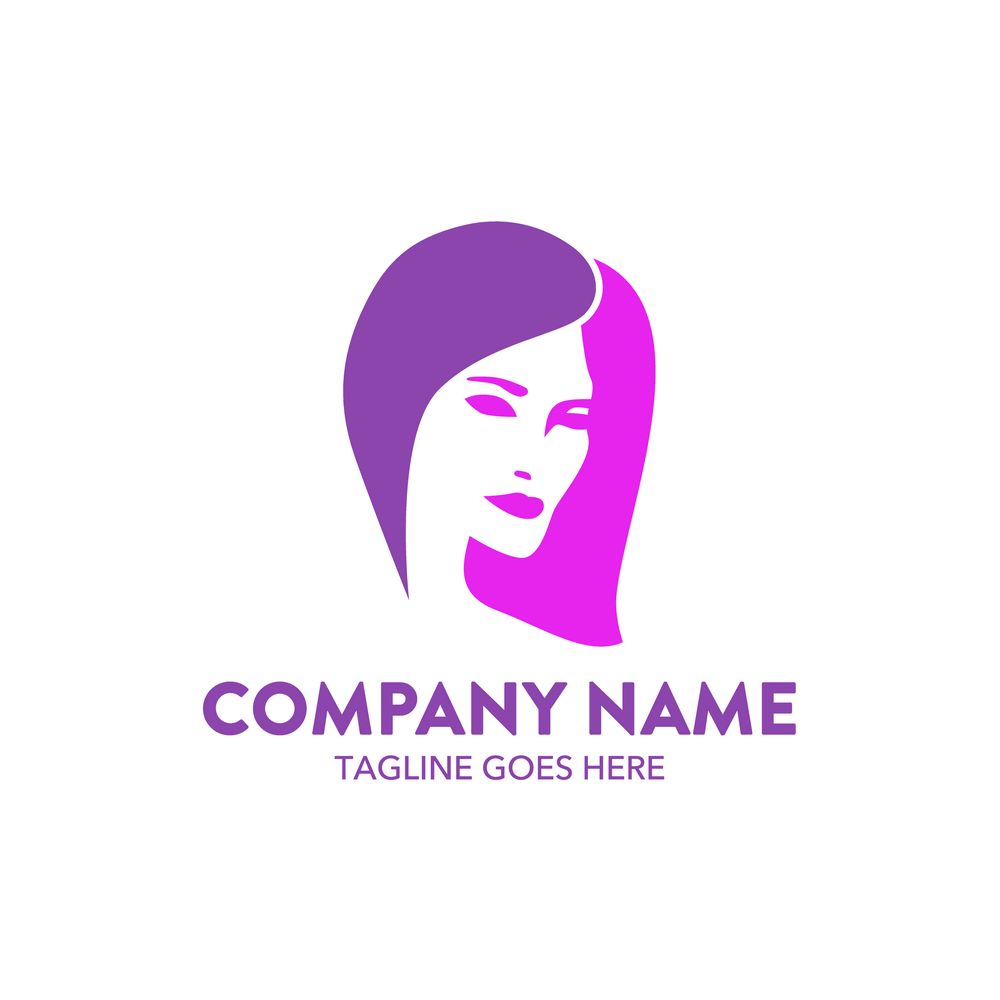 商标设计,企业logo,公司logo,行业标志,标志图标,紫色人物头像,行业