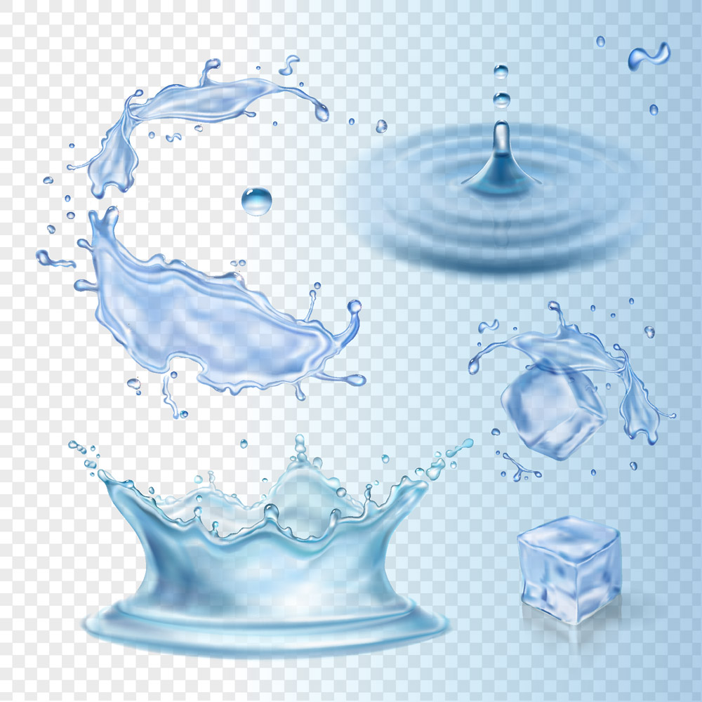 蓝色水滴图案素材矢量素材下载 图片id 其他 矢量素材 集图网jituwang Com