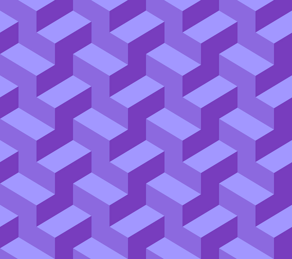 紫色立体方块底纹背景