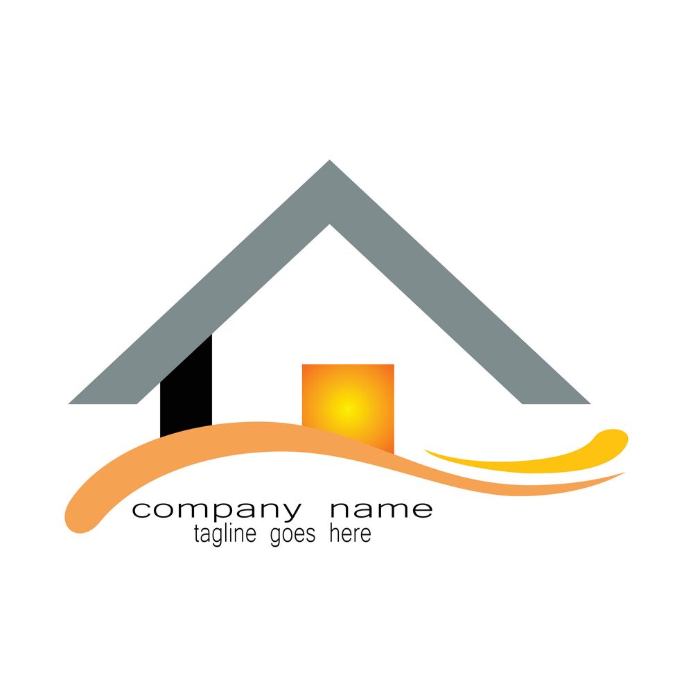 企业logo,公司logo,行业标志,标志图标,线条房屋,行业标志,矢量素材