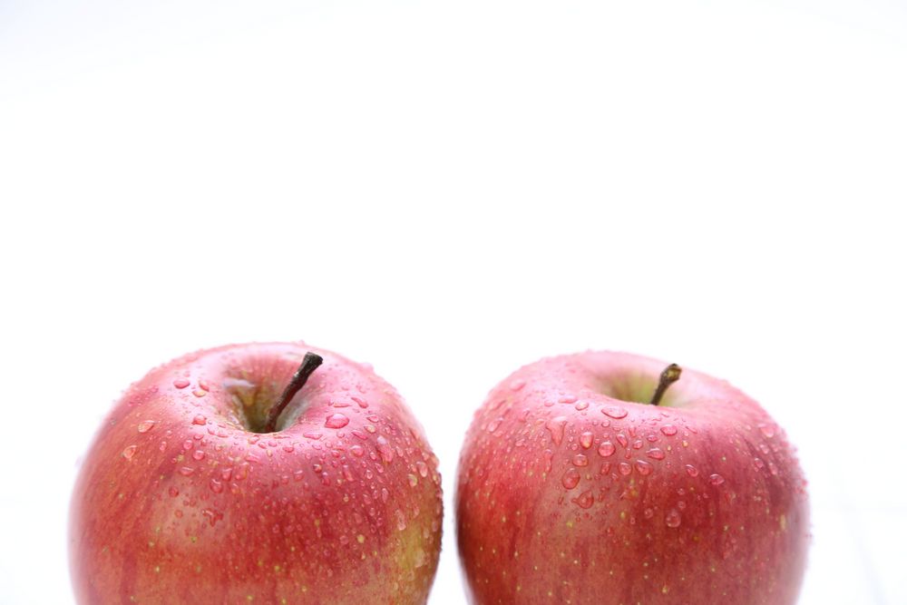 两个苹果图片