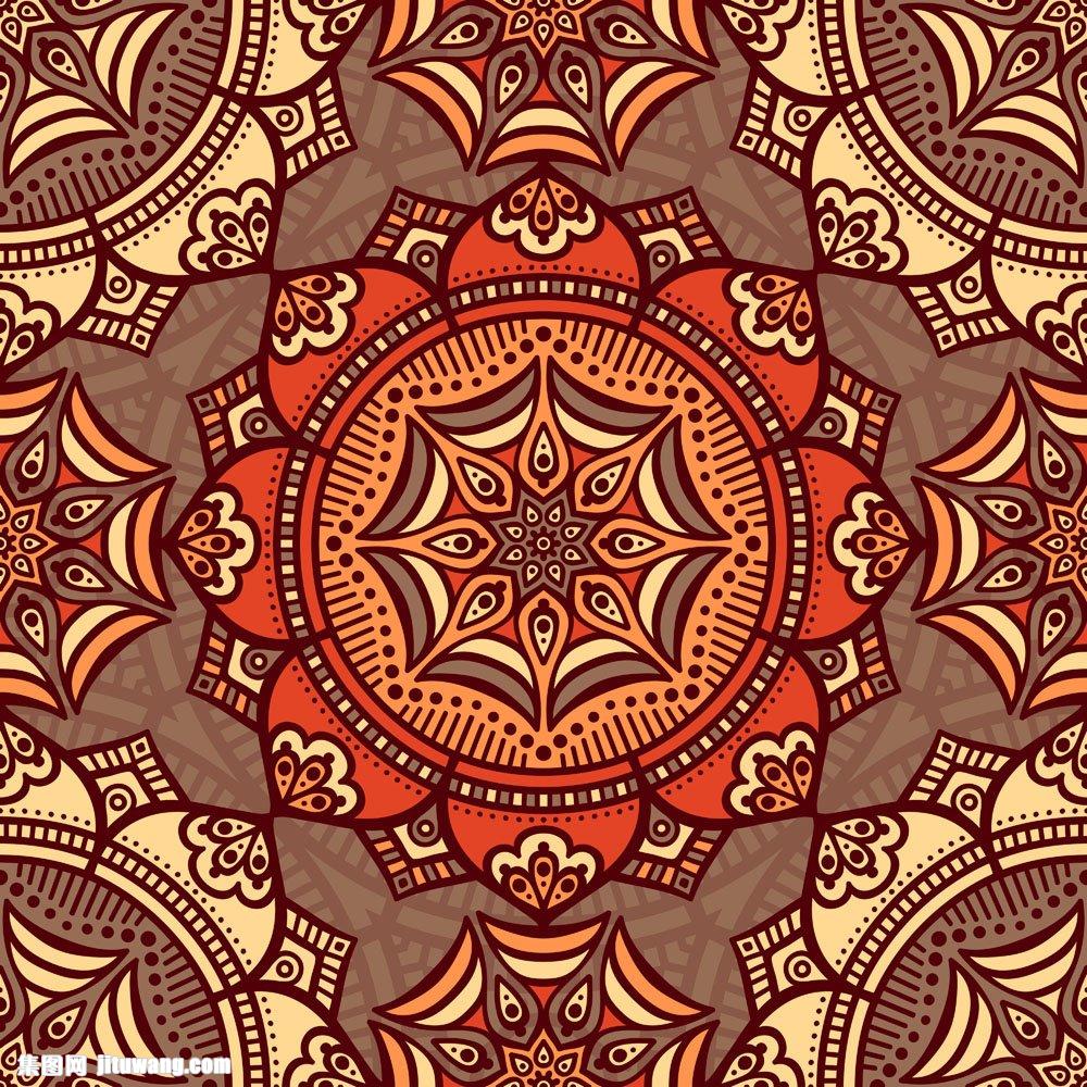 印度传统花纹