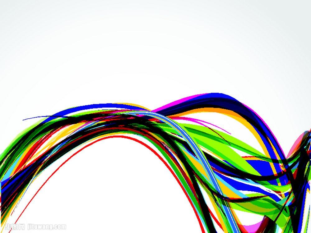 彩色动感线条背景矢量素材下载(图片id:649685)_-底纹背景-矢量素材