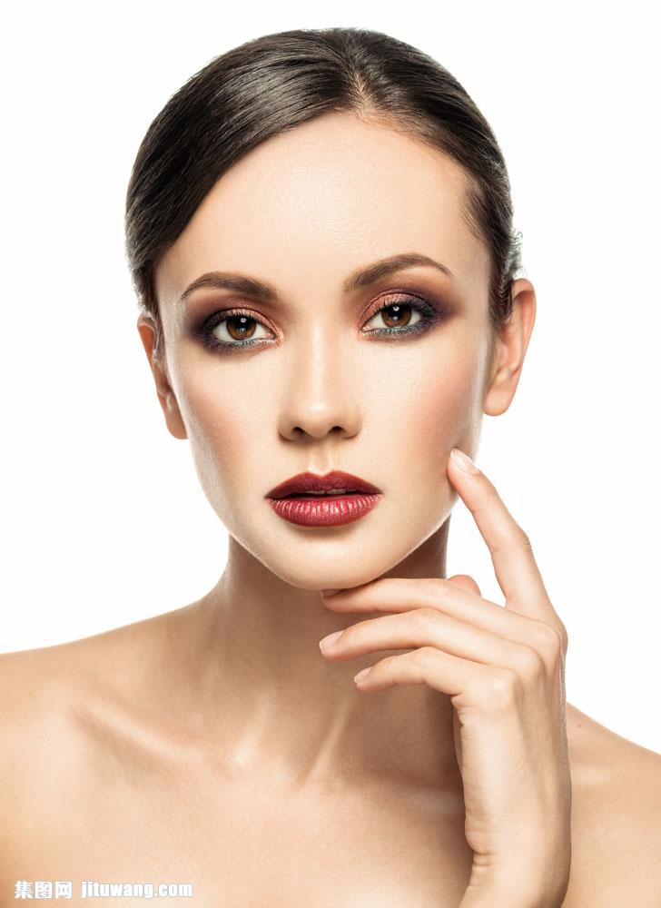 性感红唇美女脸部特写图片素材下载(图片id:658169)_-女性女人-图片