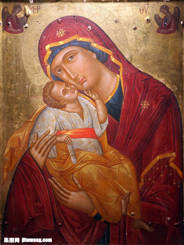 米开朗基罗圣母抱子图图片