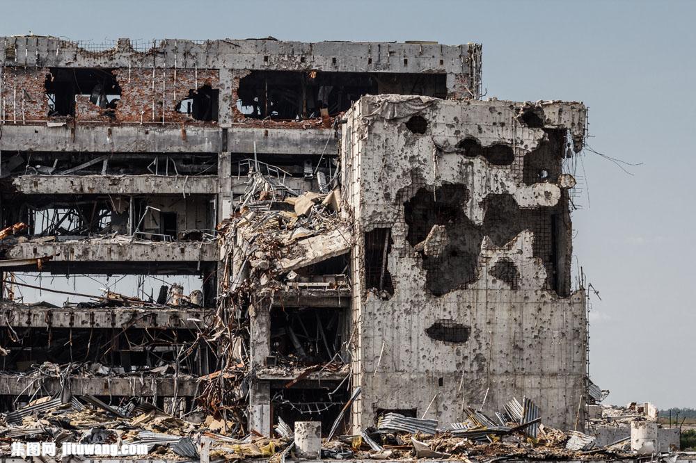 顿涅茨克机场废墟 图片素材下载-建筑设计-环境家居-图片素材 - 集