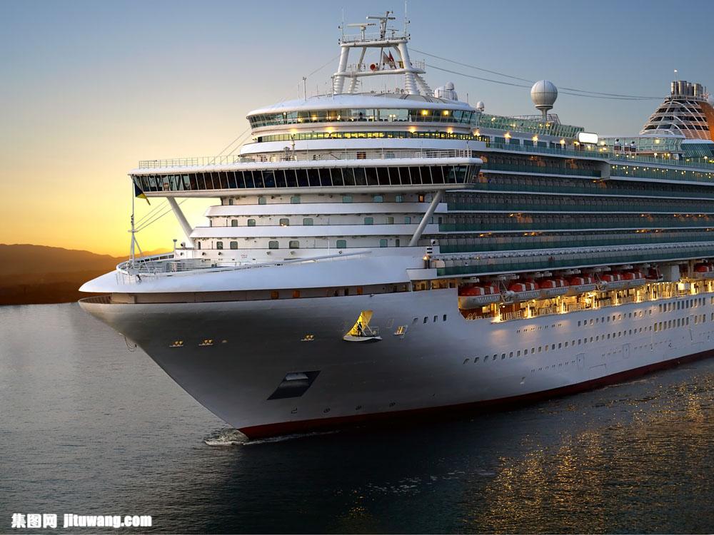 白色巨型游轮 图片素材下载-城市风光-环境家居-图片素材 - 集图网