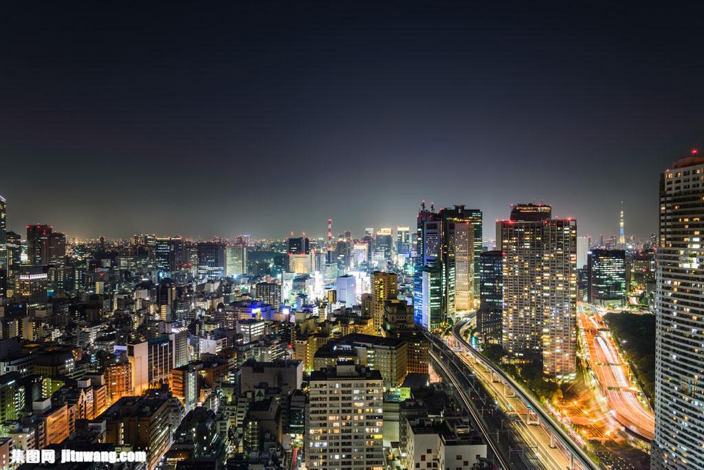 东京城市夜景图片素材下载 图片id 集图网jituwang Com