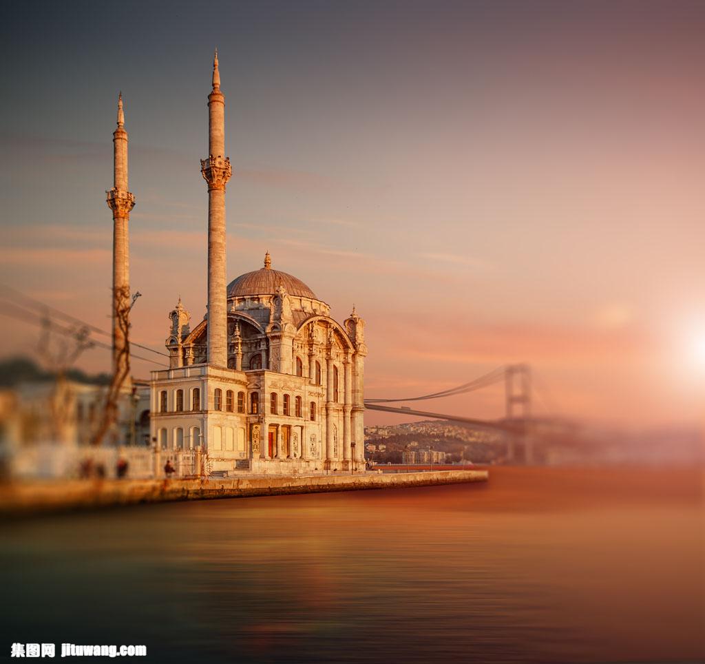 The Blue Mosque in Istanbul during sunset (19)ˮλý