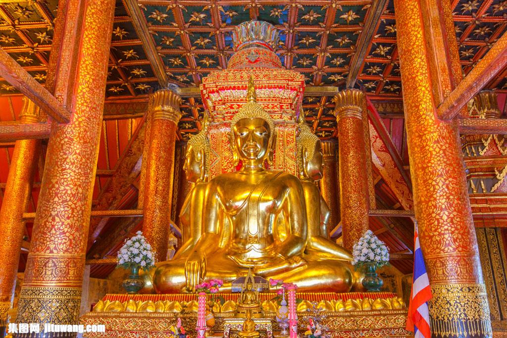 寺庙里的菩萨图片