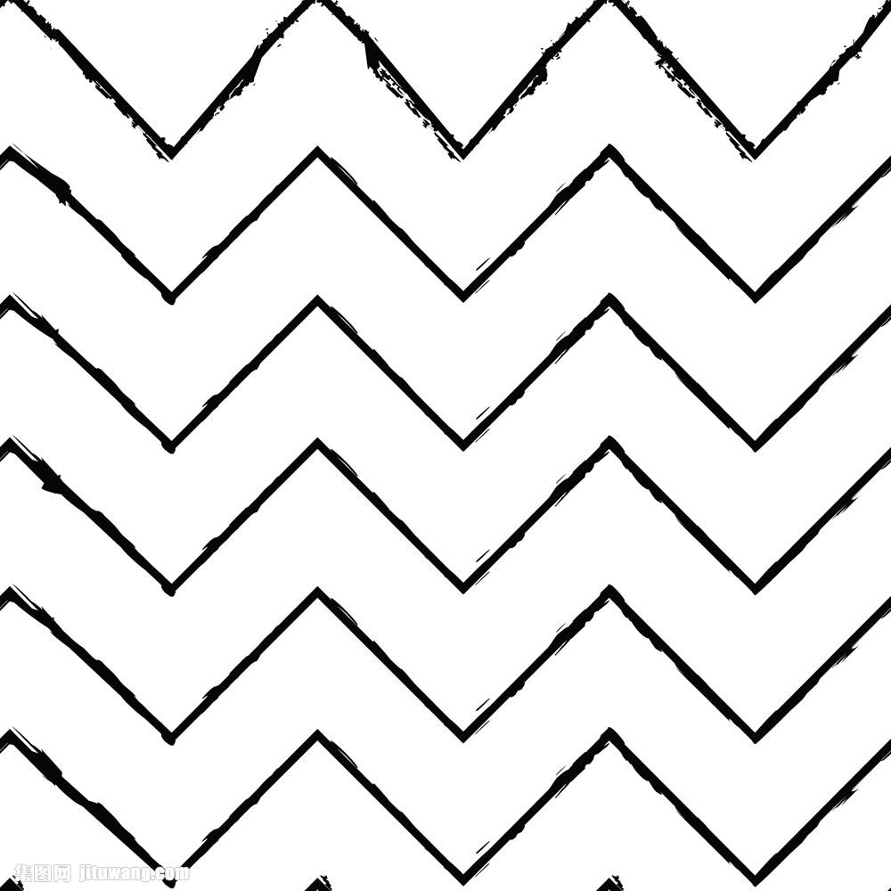 手绘锯齿背景图案