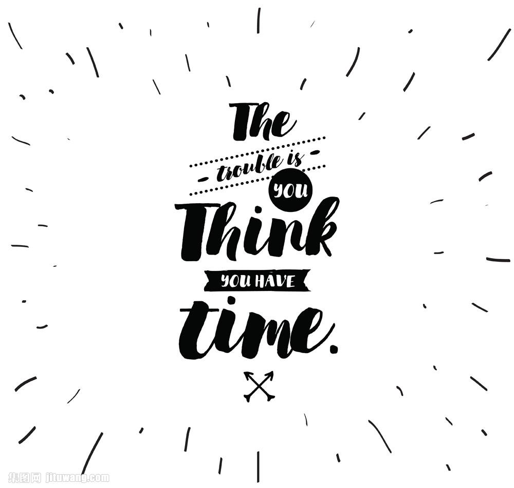 时钟个性字母字体