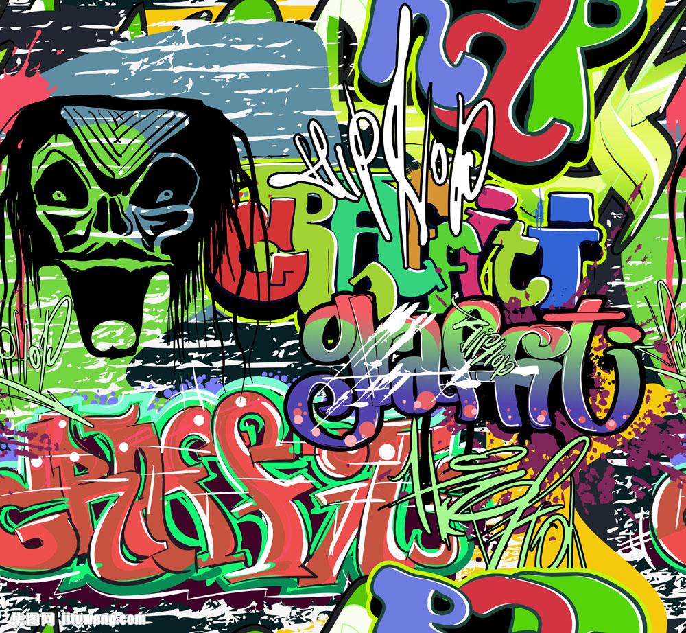 鬼脸和涂鸦图片