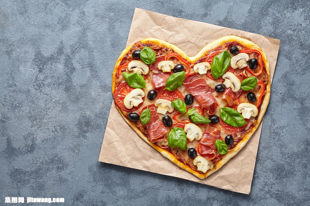爱心披萨图片大全图片