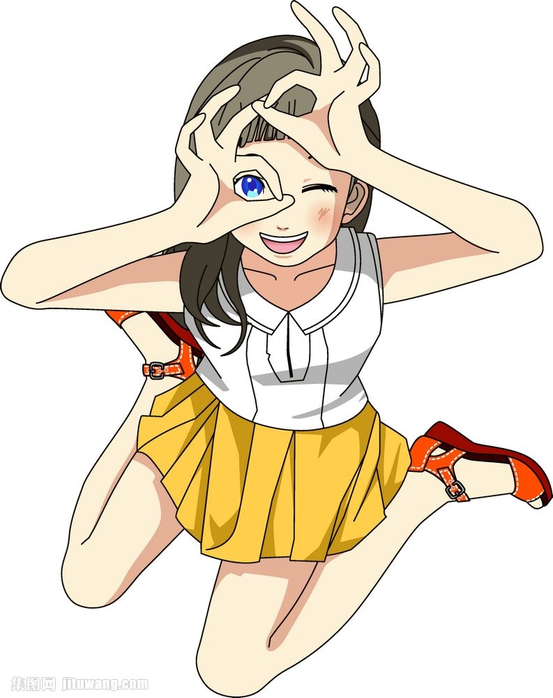 分辨率:    dpi 方式:集图网 矢量素材 矢量人物 女性女人 > ok手势