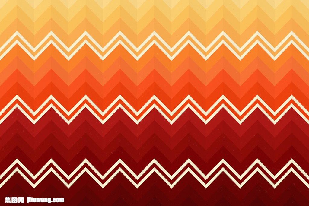 红白波浪背景图片