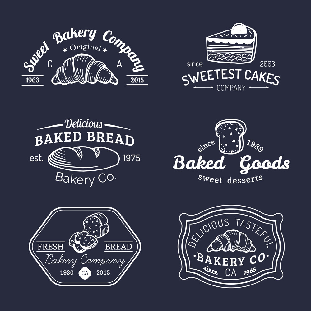 手绘面包标志矢量图片,手绘面包,个性创意标志,logo设计,创意logo图形