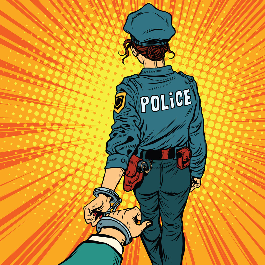 卡通女警察漫画矢量素材下载(图片id:888733)_-其他人物-矢量素材_ 集