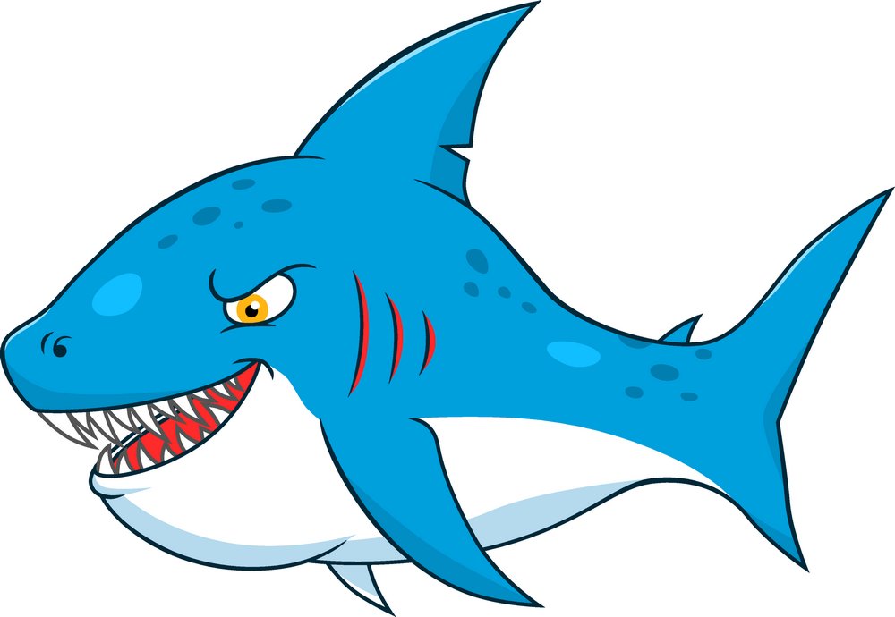 卡通鲨鱼漫画