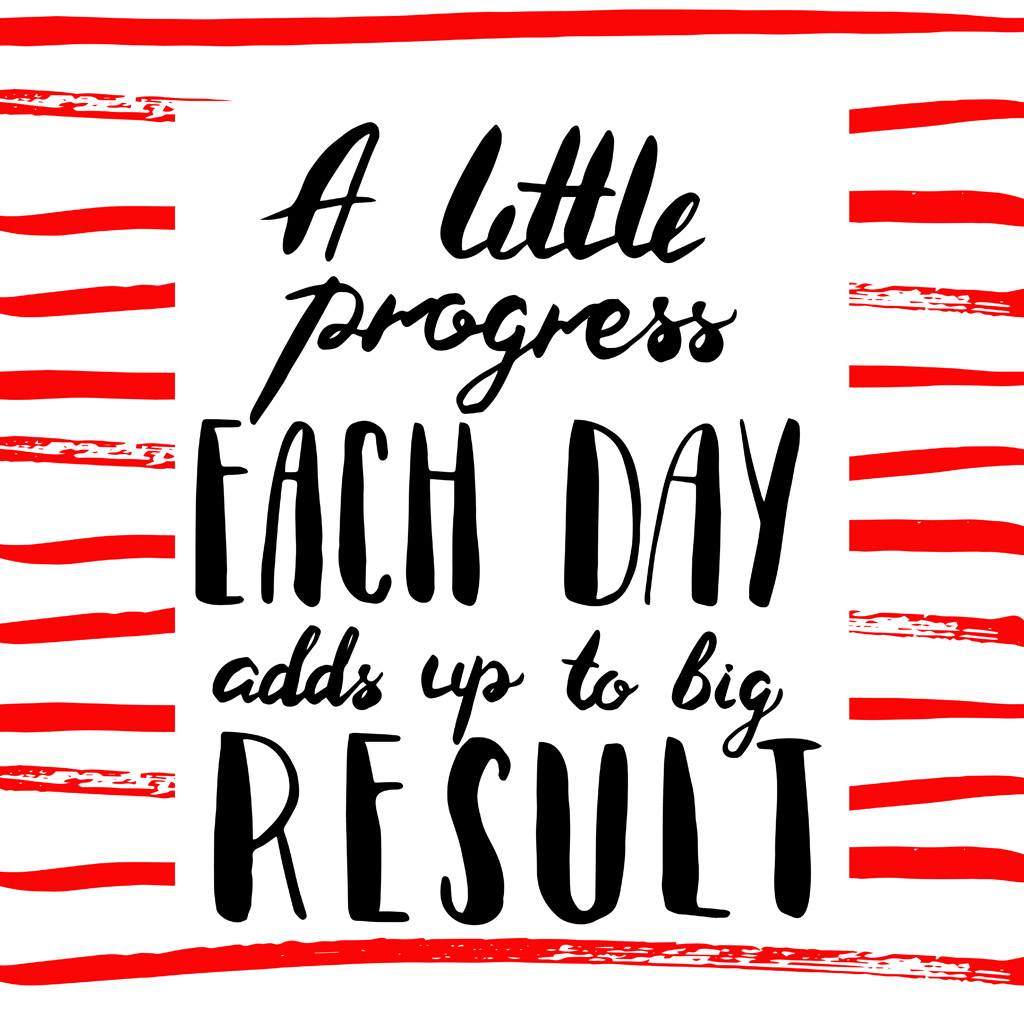 红色英文字母海报