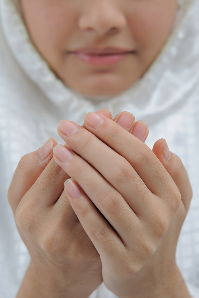 祈祷,祷告,穆斯林美女,中东女性,外国女人,祈祷手势,女性女人,图片