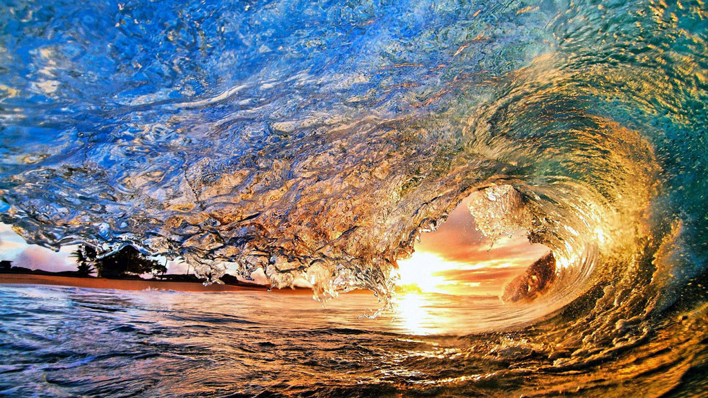 最美大海浪花图片图片