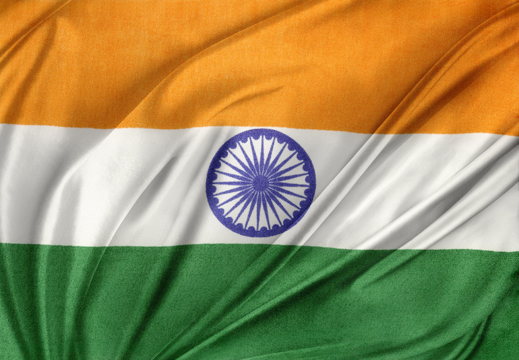 国旗印度图片