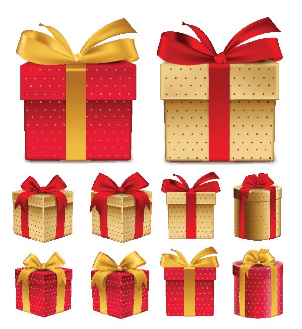 彩色礼品盒图片
