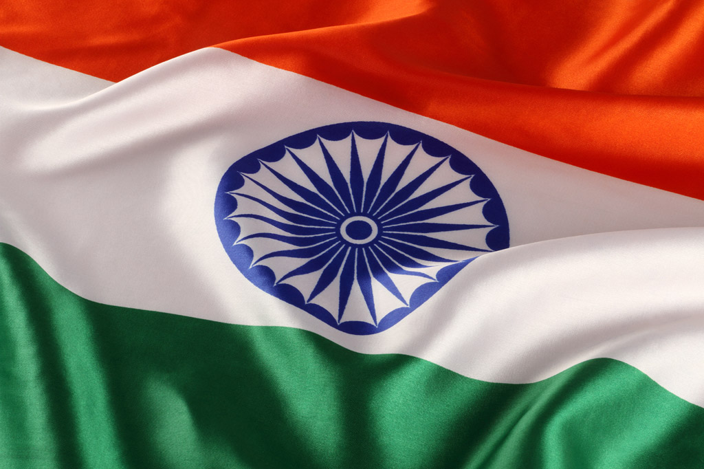 印度国旗图案书籍图片