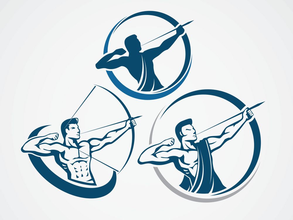 射箭的人物设计