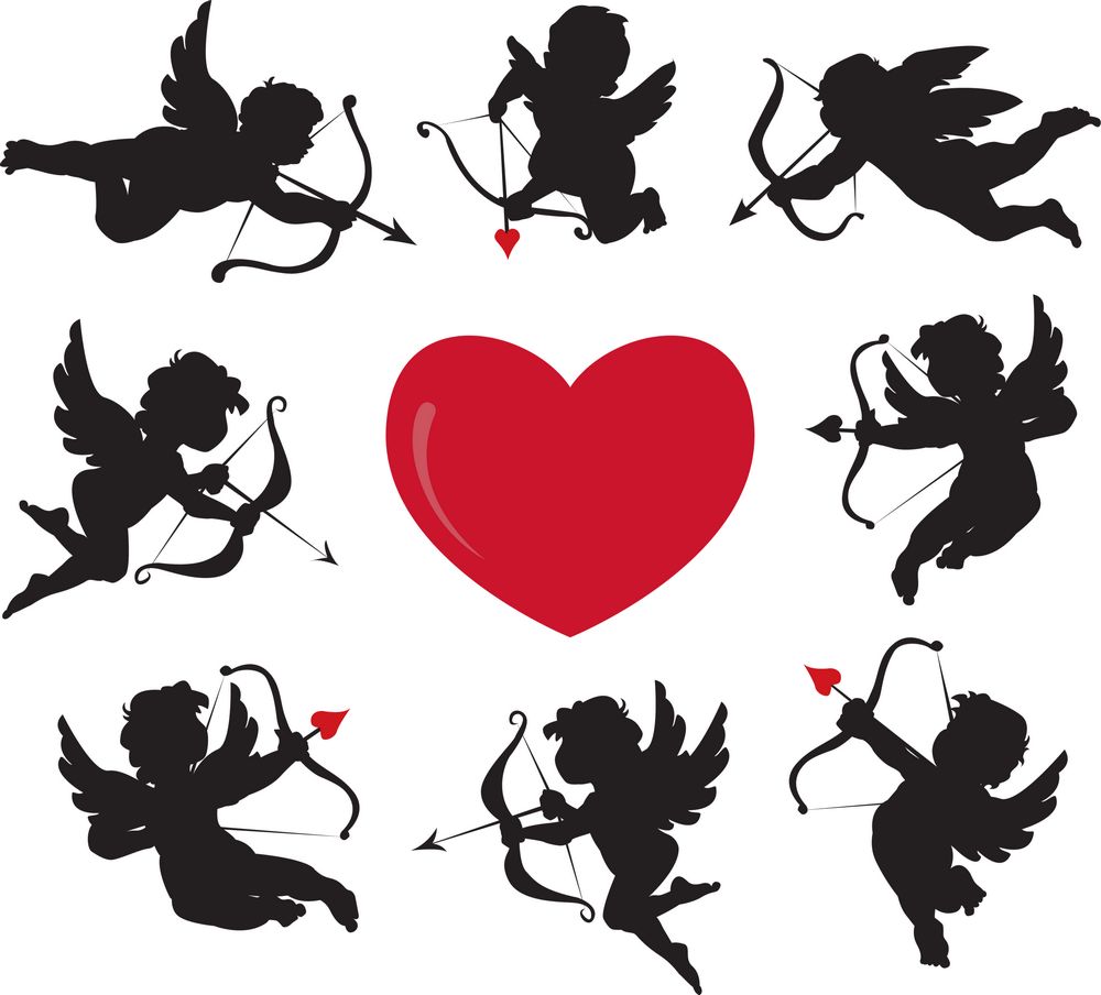 爱心与丘比特设计