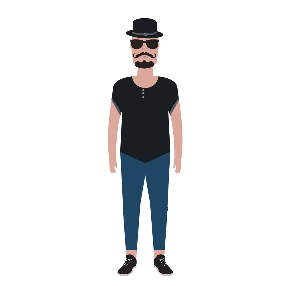 戴帽子的男士图片下载,时尚男人,男人男士,眼镜,帽子,时尚人物,卡通