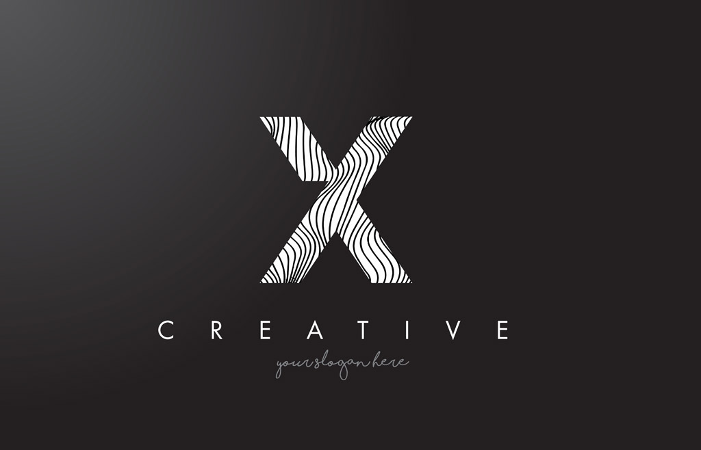 收藏 关键词:条纹字母x标志图片下载,个性创意标志,logo设计,创意logo
