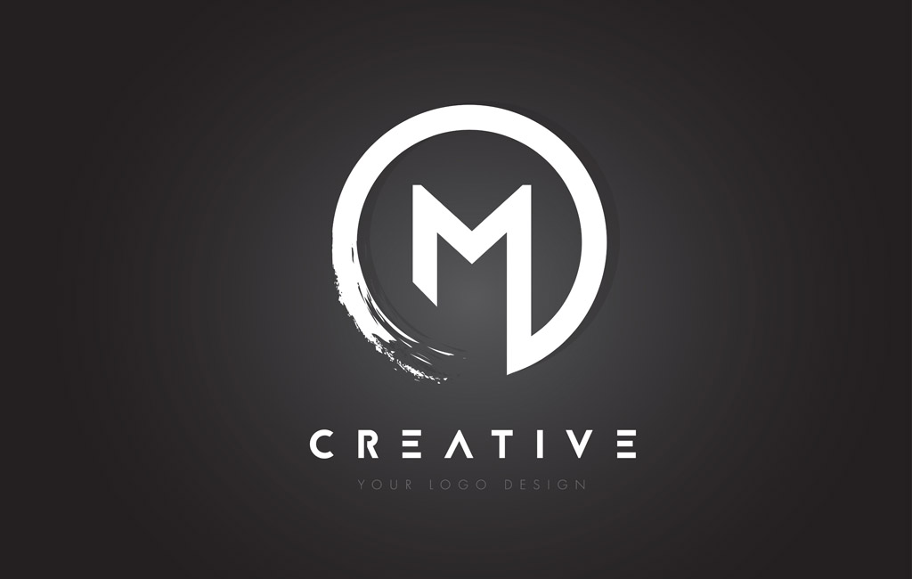 Circular_Letter_Logo_with_Circle_Brush_Design_and_Black_Back