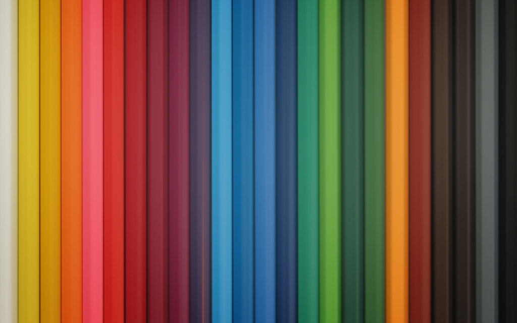 七彩坚条纹线条